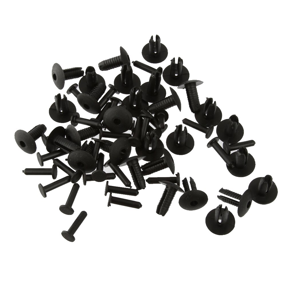 30 Pcs Plastic Bumper Mounting Rivet Body Trim Clip For BMW E30 E36 E46 E39 E38 Z1