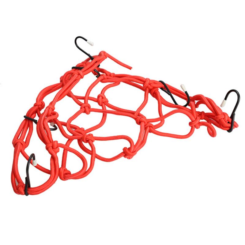 6-Hook Adjustable Bungee Cargo Net – 30x30 Or 40x40cm – For Motorcycle Helmet