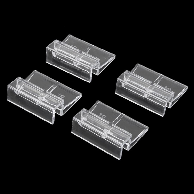4Pcs Acryl Clip Houder Glazen Deksel Houder Voor Aquarium Fish Tank 10Mm