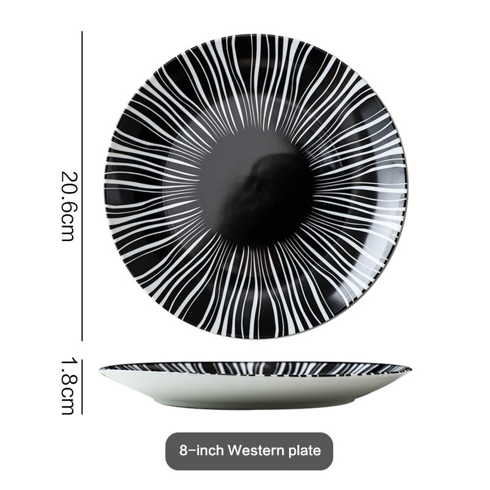 Westlichen Steak Keramik Geschirr Nachmittag Tee Party Ich bin Freien Snack Pasta Platte Familie Restaurant Geschirr einstellen Erzähler einstellen: C