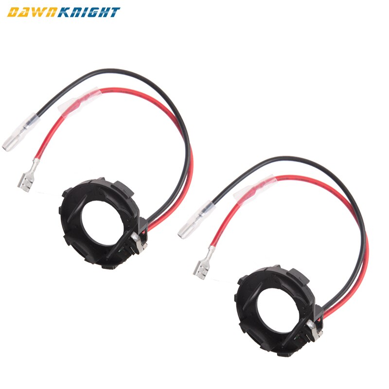 2 stk  h7 led hovedlys stikkontakt adapter for  h7 led bil stikkontakt base