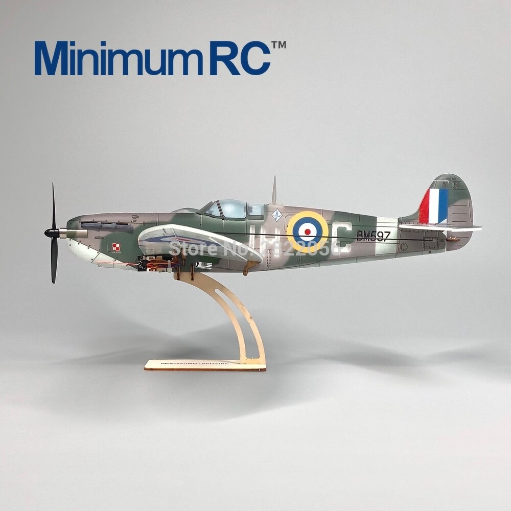 MinimumRC Spitfire 360mm Wingspan 4 Channel Trainer Fixed-wing RC Airplane Outdoor Toys For Children Kids