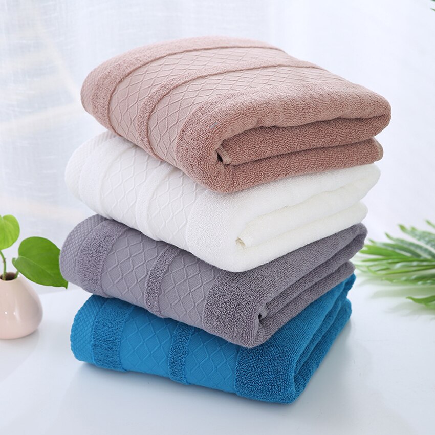 Geometric Towel 100% Cotton Towels Set Soft Thick Shower Bathroom Home Spa Face Towel for Adults Kids Toalla Serviette Handtuch