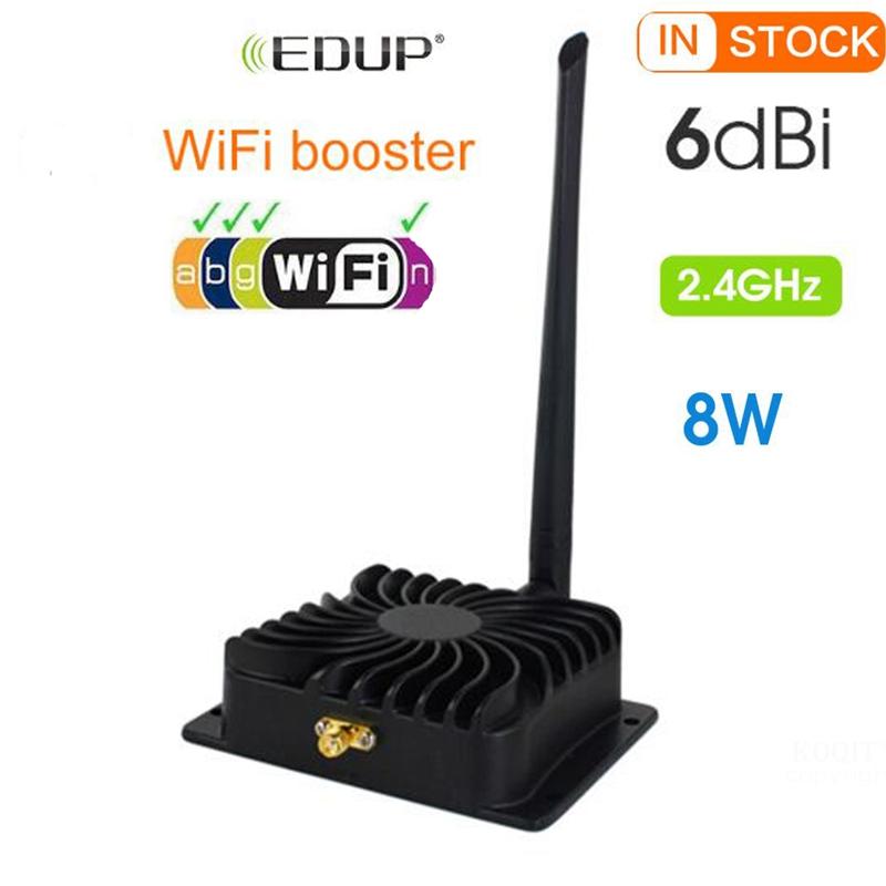 Edup 2.4Ghz 8W EP-AB003 Draadloze Repetidor Wifi Booster Breedband Versterker Voor Wireless Router Adapter Wifi Extender Repeater