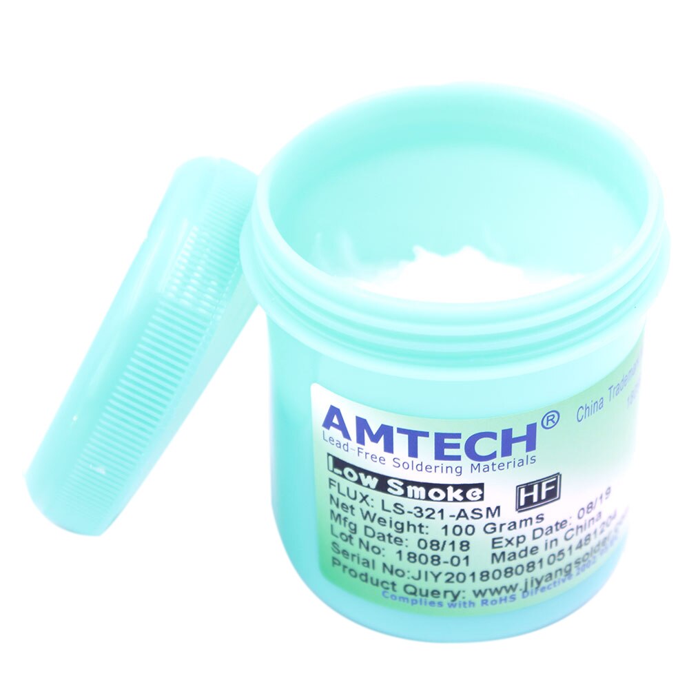 Flux Solder Paste AMTECH LS-321-ASM 100g Low Smoke Flux For SMT BGA Ball Soldering Repair Repair Tool