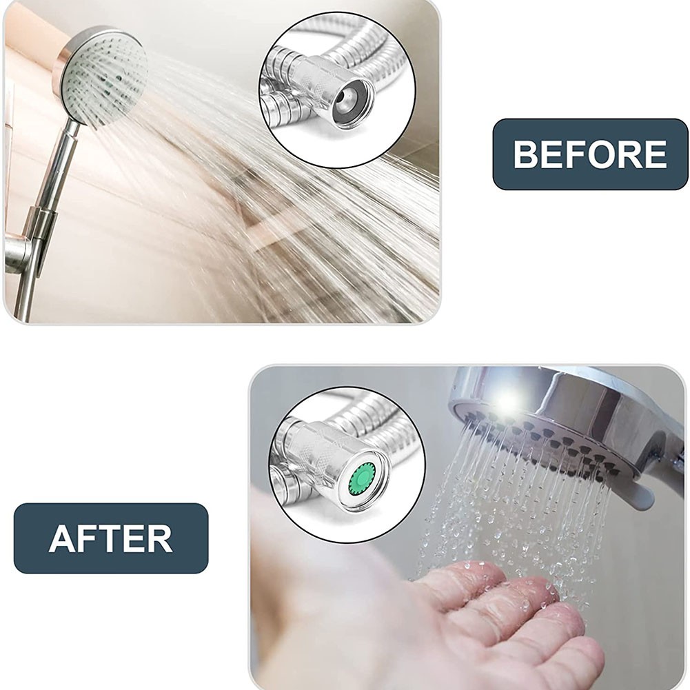 10pcs Water Flow Restrictor Shower Water Flow Reducer Shower Head Limiter Set For 0.57 Inch Fixed Shower Head / Handheld Shower