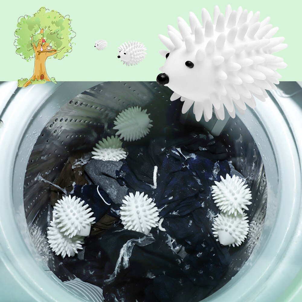 Dryer Balls Reusable Clean Tools Washing Drying Fabric Softener Ball Dry Laundry Products Hedgehog Dry Wash Ball 2 Pcs