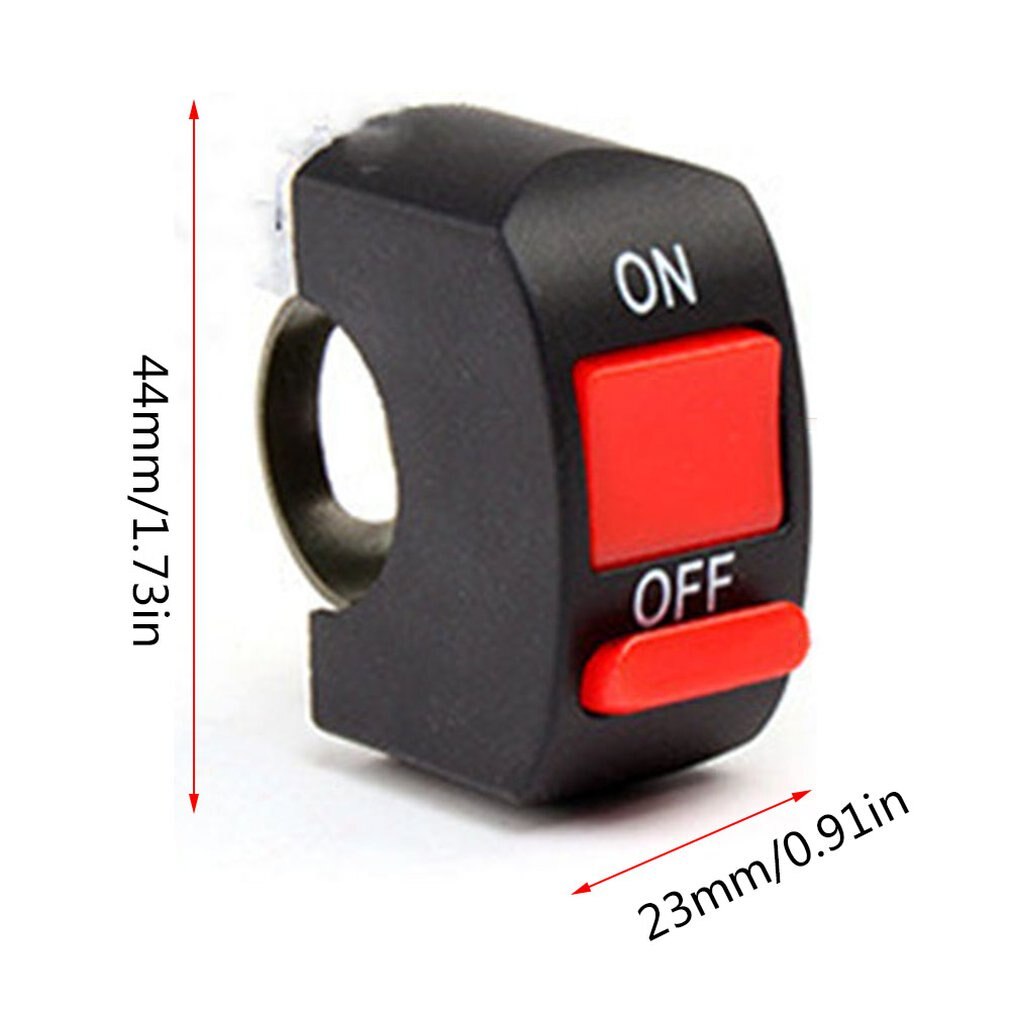 Universal Off-Road Motorcycle Electric Starter Handlebar Start & stop Button Durable Power Start-Up Power Switch