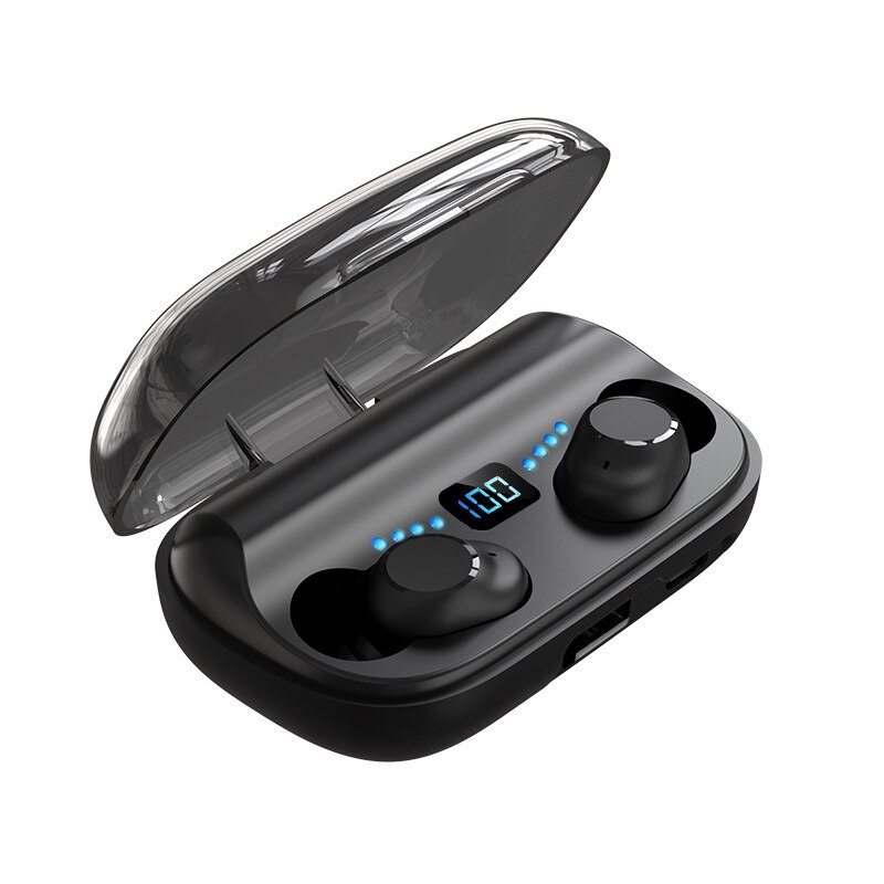 CV-10 TWS Wireless Earphones Bluetooth In Ear Earbuds Wireless Gaming Fitness Headsets For Xiaomi Iphone Oneplus Buds Fone De: Black