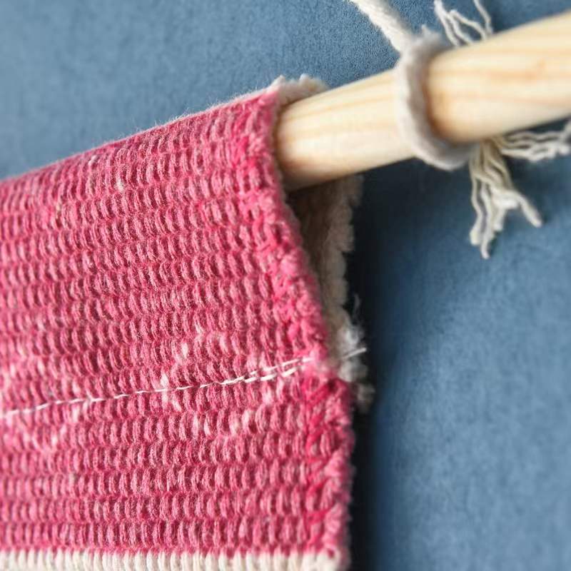Tapiz colgante de pared de macramé para decoración del hogar, borla de algodón tejida hecha a mano, lienzo geométrico bohemio, tapiz de tela de fondo artístico