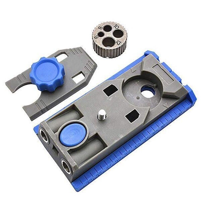 2 In 1 Pocket Hole Jig Pin Jig Woodworking Positioner Pin Jig Drilling Guide Woodworking Accessories