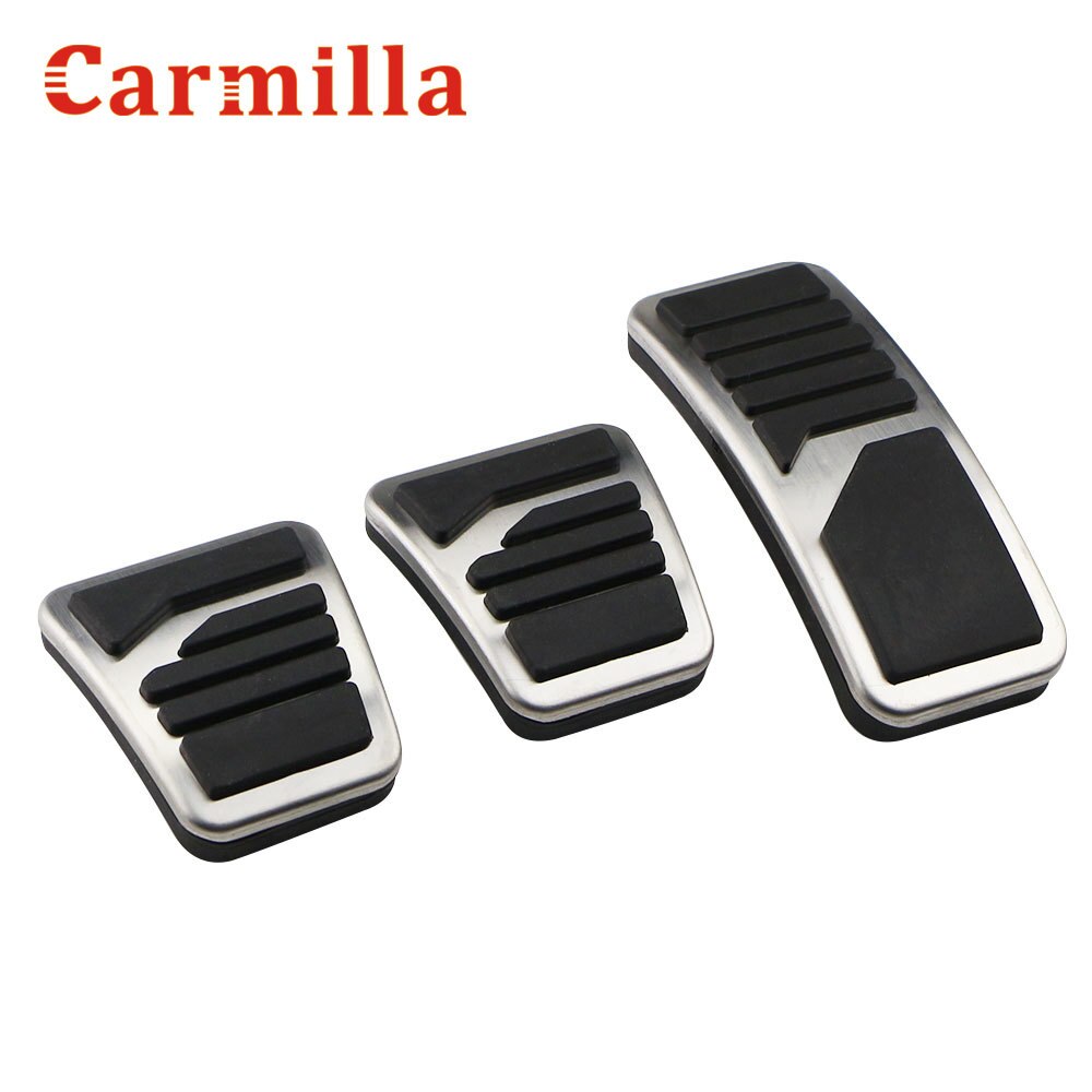 Hos mt bil kobling bremse speeder pedal fodstøtte pad covers passer til mitsubishi asx outlander eclipse cross pajero lancer ex au