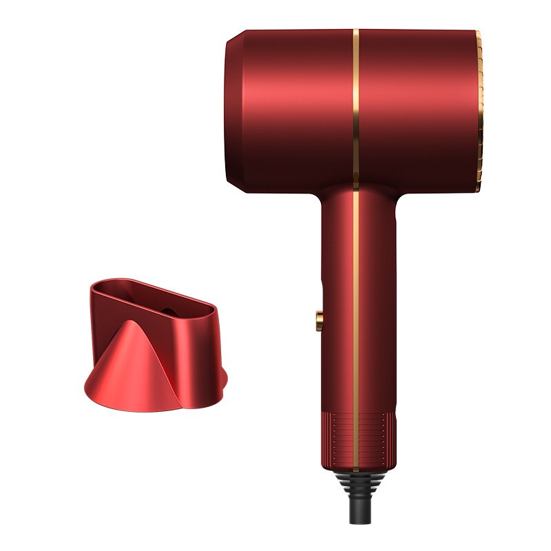 Mini Hair Dryer Electric Blow Dryer Salon Blowdryer and Cold Wind Hair Drying Tools: Red 800w