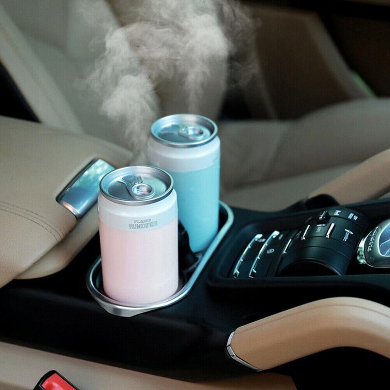 Mini Auto Usb Draagbare Luchtbevochtiger Verstuiver Diffuser Aroma Hydratatie Ultrasone En Kleurrijke Verlichting Voor Auto 'S