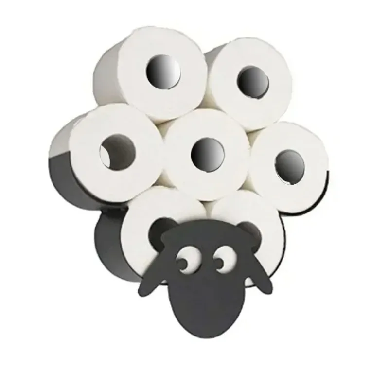 Toilet Paper Holder Steel Bathroom Wall Decoration Kitchen Paper Holder Storage Towel Roll Holder Home Accessories
