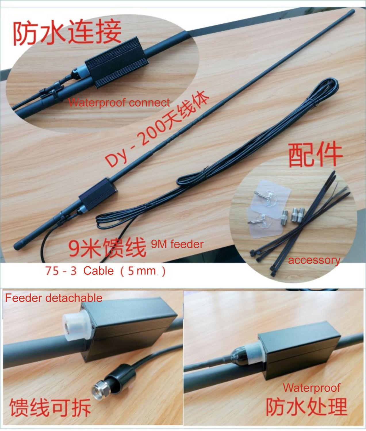 DIY FM Gain parasitic array antenna Aerial Home Amplifier Radio External Signal Enhanced TV F 3.5MM Connector for Sony JVC sharp