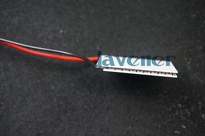 40x40mm 12V 15A Heatsink Thermoelectric Peltier Power Generation Plate Refrigeration Module TEG1-199-1.4-0.5