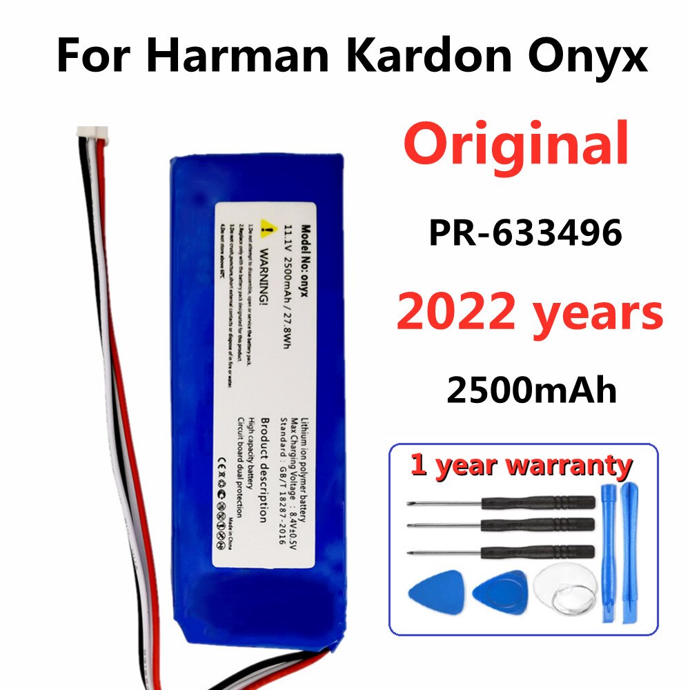 2022 Original Speaker Battery For Harman Kardon Go Play Onyx Mini For JBL Charge 3 2 Plus Version Flip Pulse Xtreme 2 3 4 5: Harman Onyx