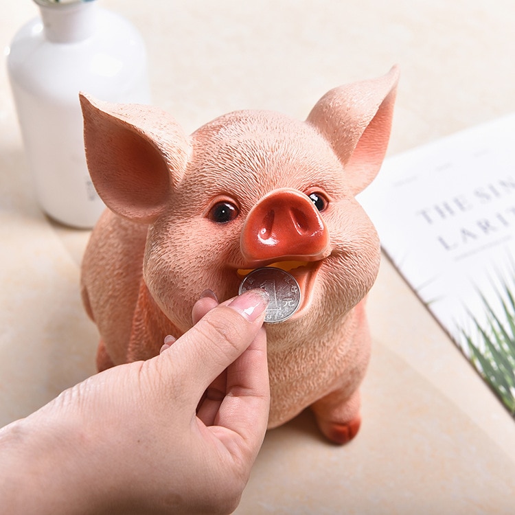 Hars Leuke Piggy Spaarpotten Dier Varken Banken Creatieve Valentijnsdag Verjaardag Presenteert Woondecoratie Accessoires
