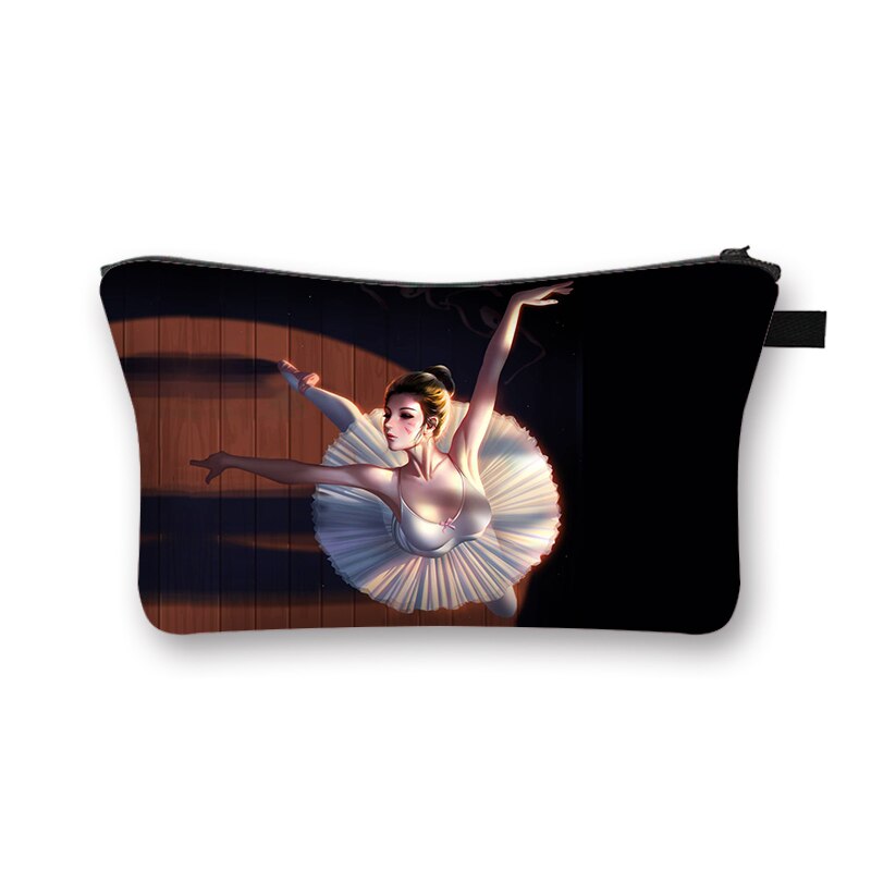 Elegancka baletnica kosmetyczka kobiety torebki na makijaż nastolatek dziewczyny kosmetyczka makijaż organizator robić torby kobieta worek robić przechowywania: hzbballet02
