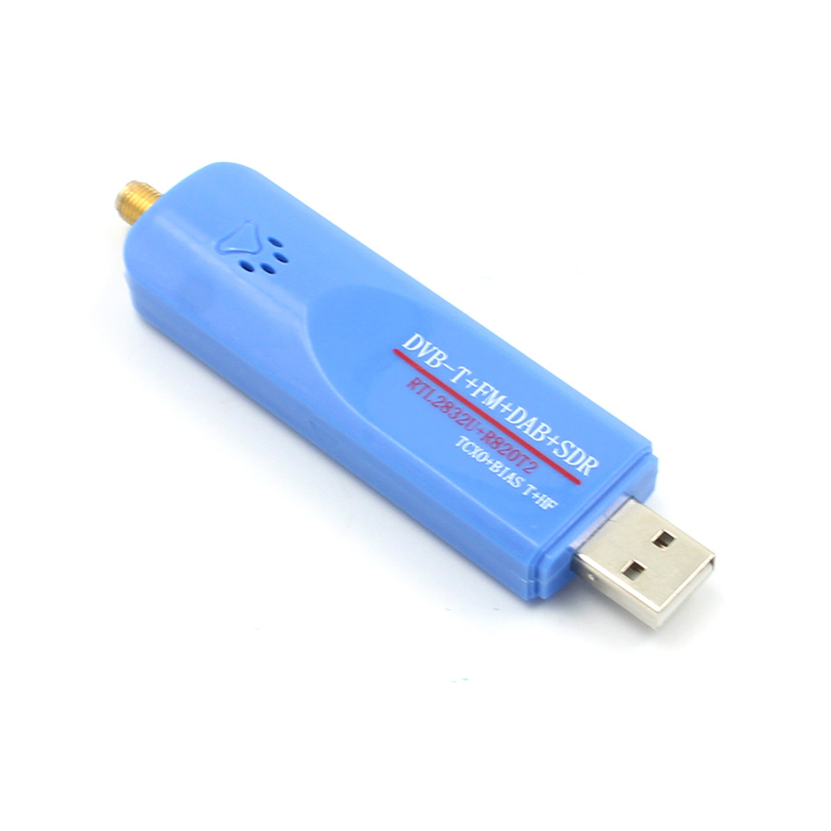 Protección ESD del dongle USB - ADS-B 1PPM SMA F Juego de antena del receptor de radio del sintonizador bajo digital para ()