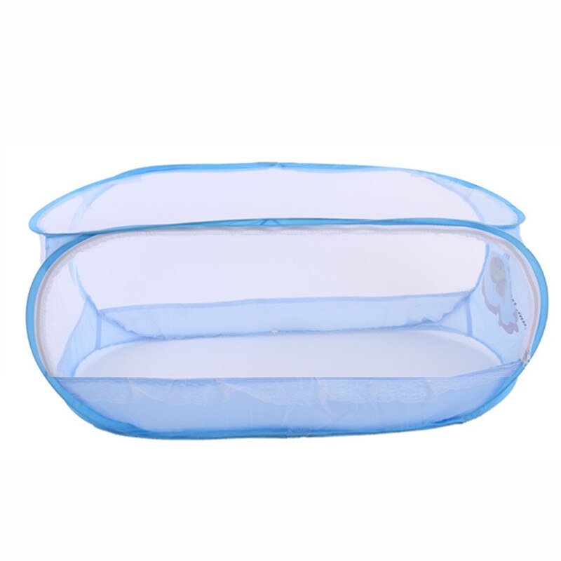 Mosquitera para bebé, cuna plegable, cama l, rosa, mosquitera para bebé, red de una sola puerta para cuna