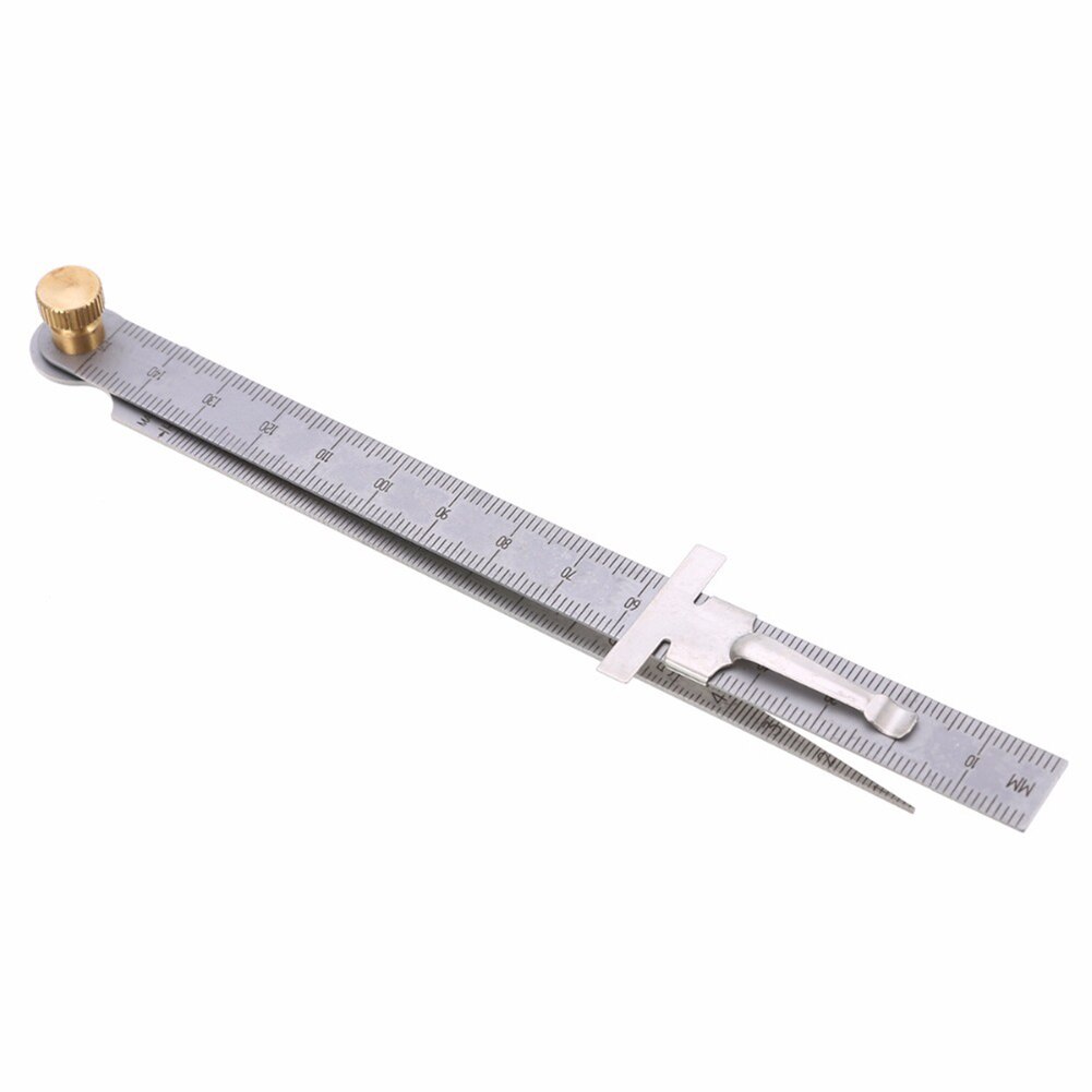 2pcs/set Stainless Steel Welding Taper Tool Multifunctional Field Measurement Depth Hole Inspection Portable Feeler Gauge