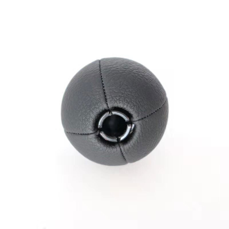 Manual 5 Speed 6 Gear Shift Knob Shifter Lever Leather Chrome For MINI R50 R52 R53 Cooper 2001 25117542272 7540842 7542272