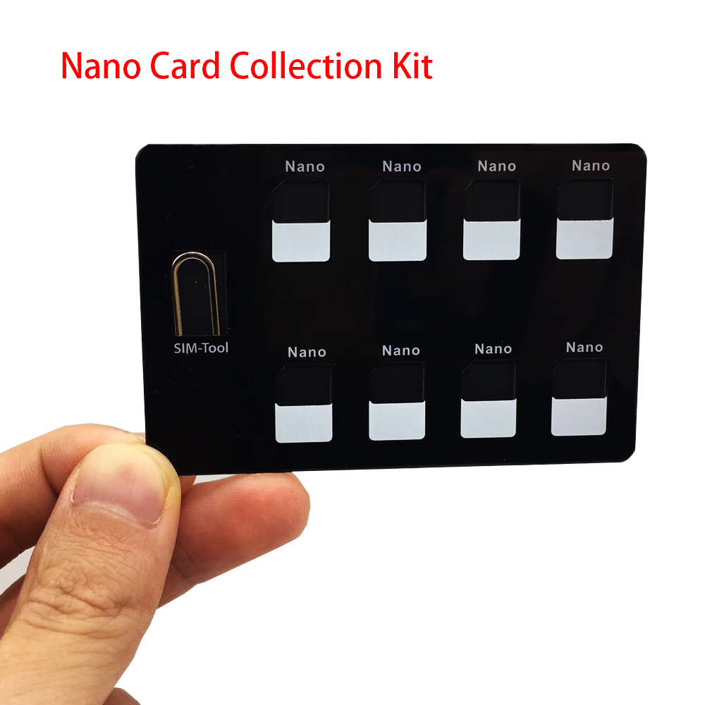 Soporte para tarjeta Nano y pin, capacidad para 8 tarjetas Nano y pin para teléfono