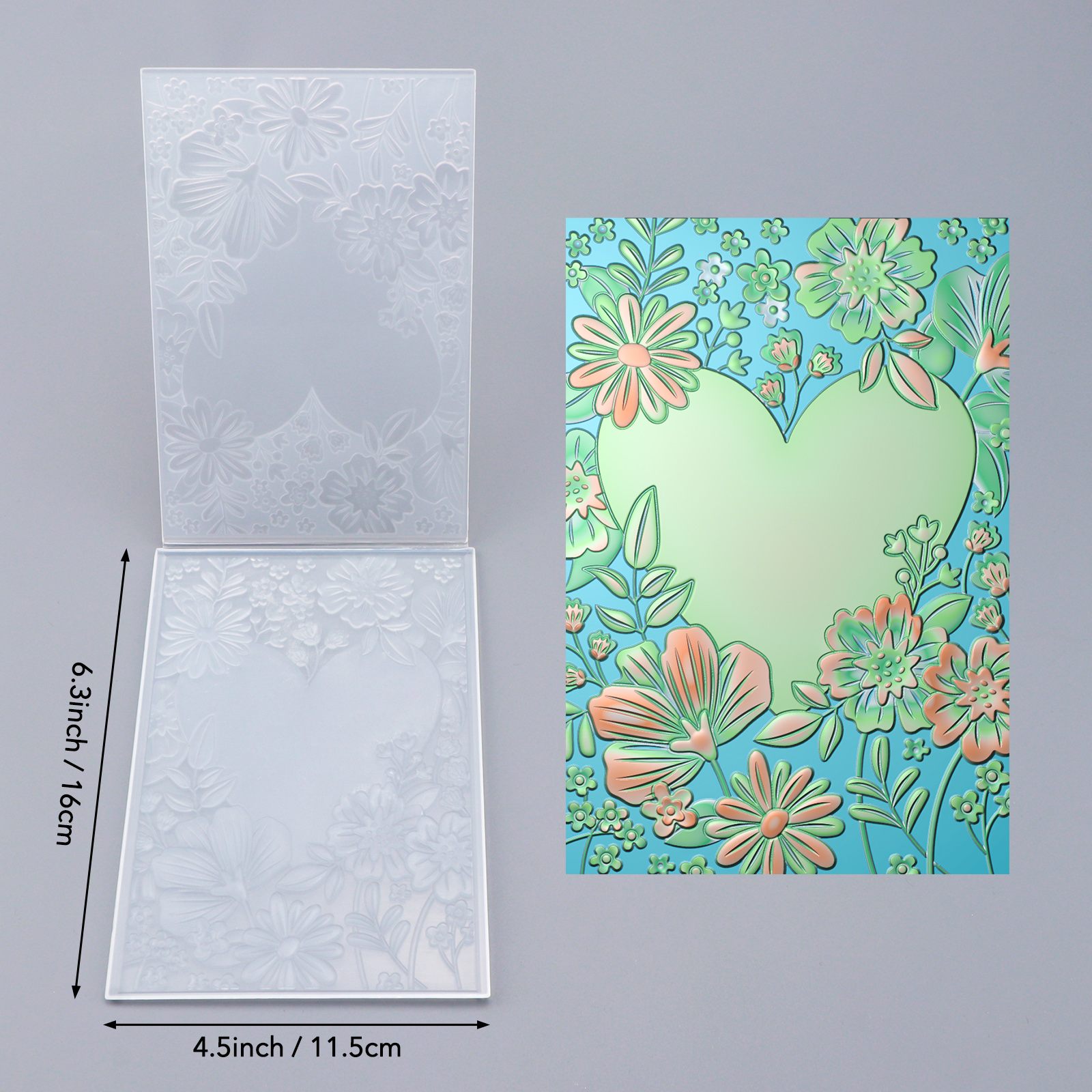 2025, neue 3D-Prägeordner, Sonnenblume, Liebe, Herz, Kranz, Folienordner für DIY, Sammelalbum, Weihnachten, , Papierkarten, Basteln: Freier Raum
