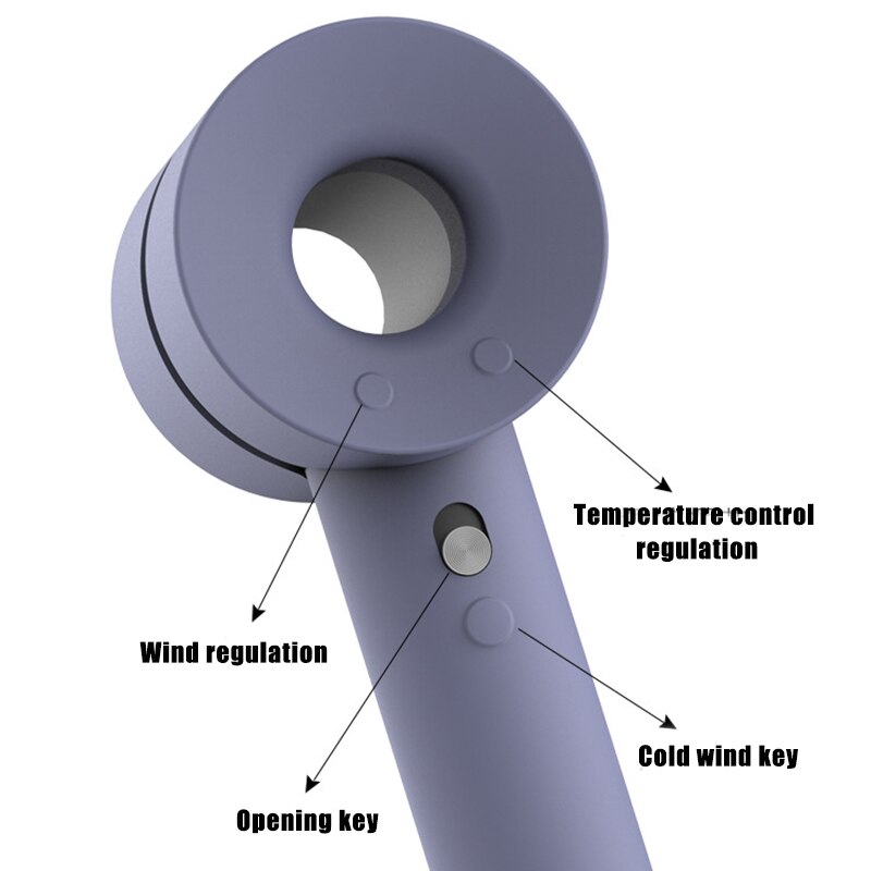 Coque en silicone souple Compatible | Pour Dyson sèche-cheveux, anti-poussière, BDF99