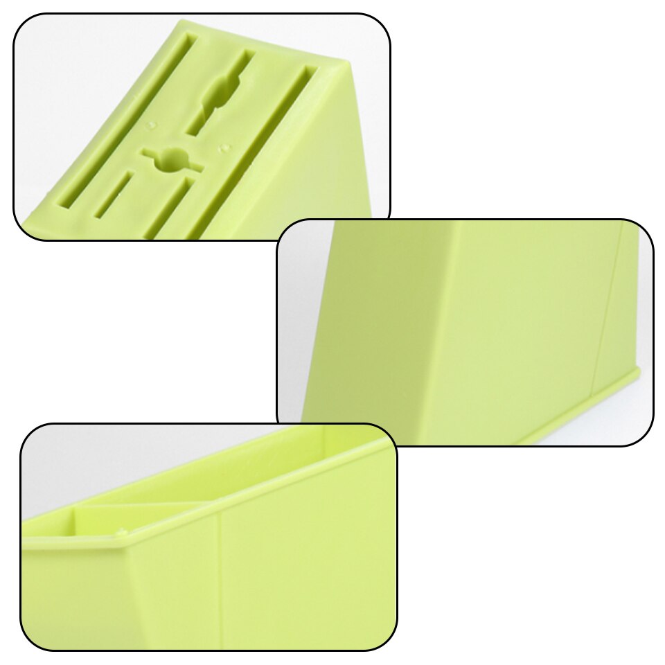 Porte-couteau de cuisine, bloc de rangement , étagère de vidange, présentoir de couteaux de Chef, noir