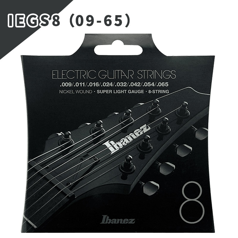 Ibanez Nickel Wound Electric Guitar Strings, Balanced Tension, Ibanez mikro, 7-String, 8-String