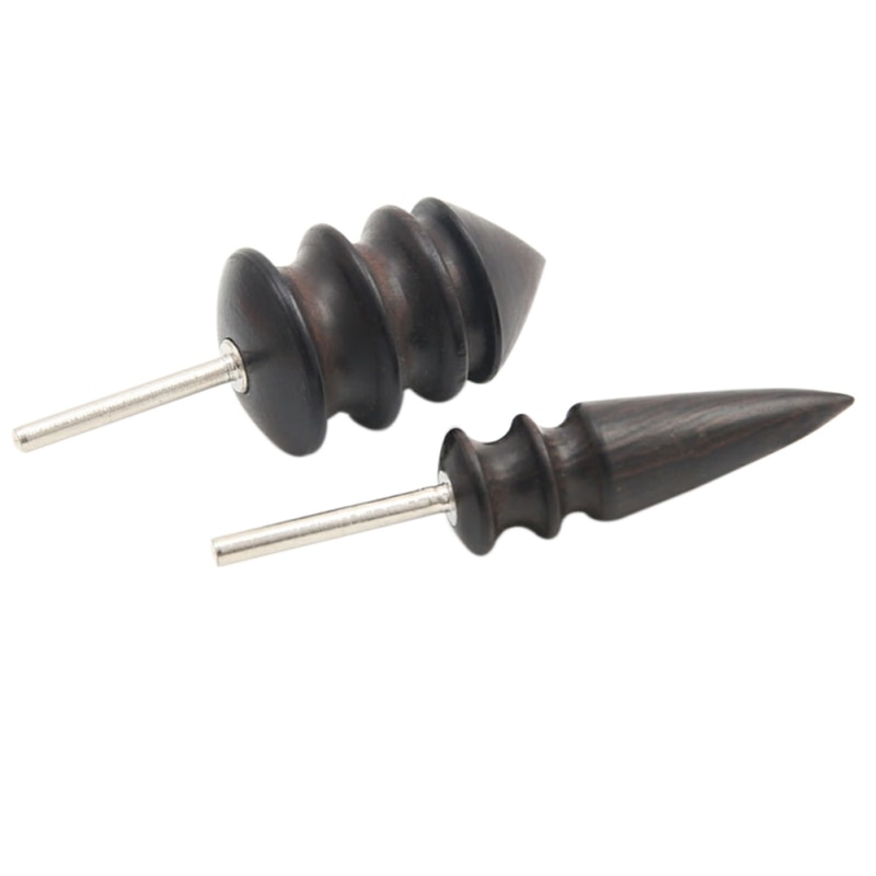 Ferramenta de couro Borda Vigarista Elétrica Polimento Flat/Apontou Cabeça Sândalo Couros Craft DIY Ferramentas Brunidor de Ponta Moagem Haste