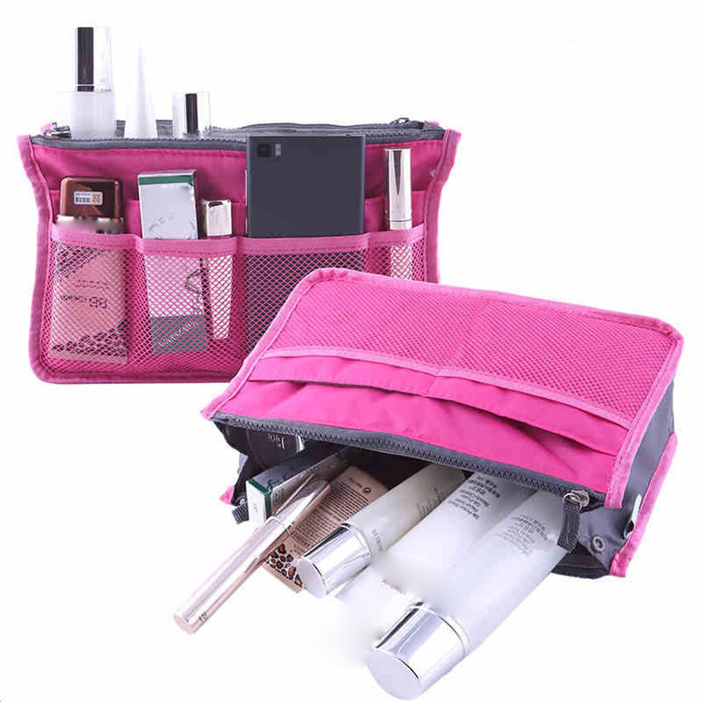 Lady Women Insert Handbag Bag In Bag Purse Large Liner Organizer Bag Travel Outdoor Hiking Backpack Camping Men's Bag #LR1