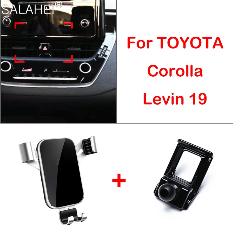 Support pour téléphone Mobile pour Toyota Corolla Altis accessoires support de tableau de bord GPS support pour téléphone pince support dans la voiture