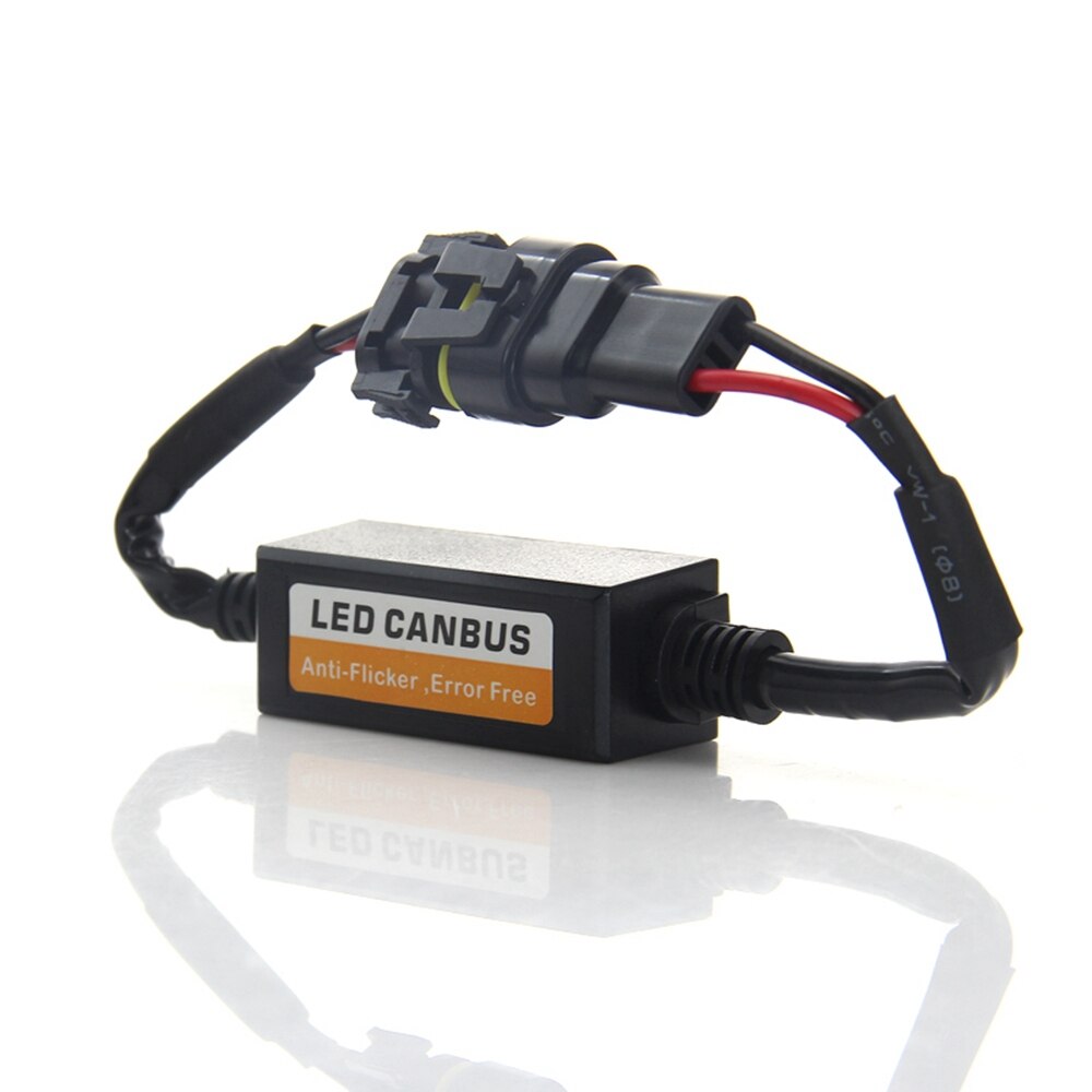 Decodificador led H7 can bus, condensador de cancelación de alarma, cableado de resistencia antiparpadeo, Canbus H4, sin errores H1 H3 9005 9006