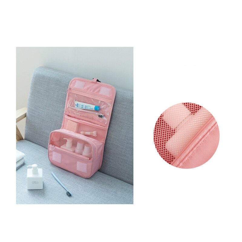 Wielofunkcyjny hak do zawieszania worek do prania kobiety kosmetyczki Travel Necessarie makijaż organizator przyborów toaletowych etui kosmetyczka