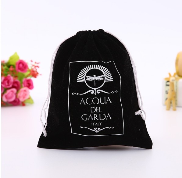 Velvet Drawstring Pouch 9x12cm (3.5"x4.75") pack of 50 Can print logo DIY Craft Watch Jewelry Bag