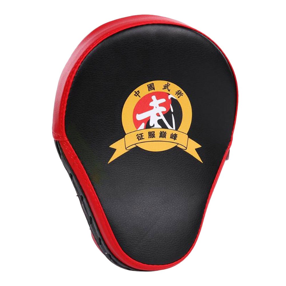 Hand Target MMA Martial Thai Kick Pad Kit Black Karate Training Mitt Focus Punch Pads Sparring Boxing Bags: Red