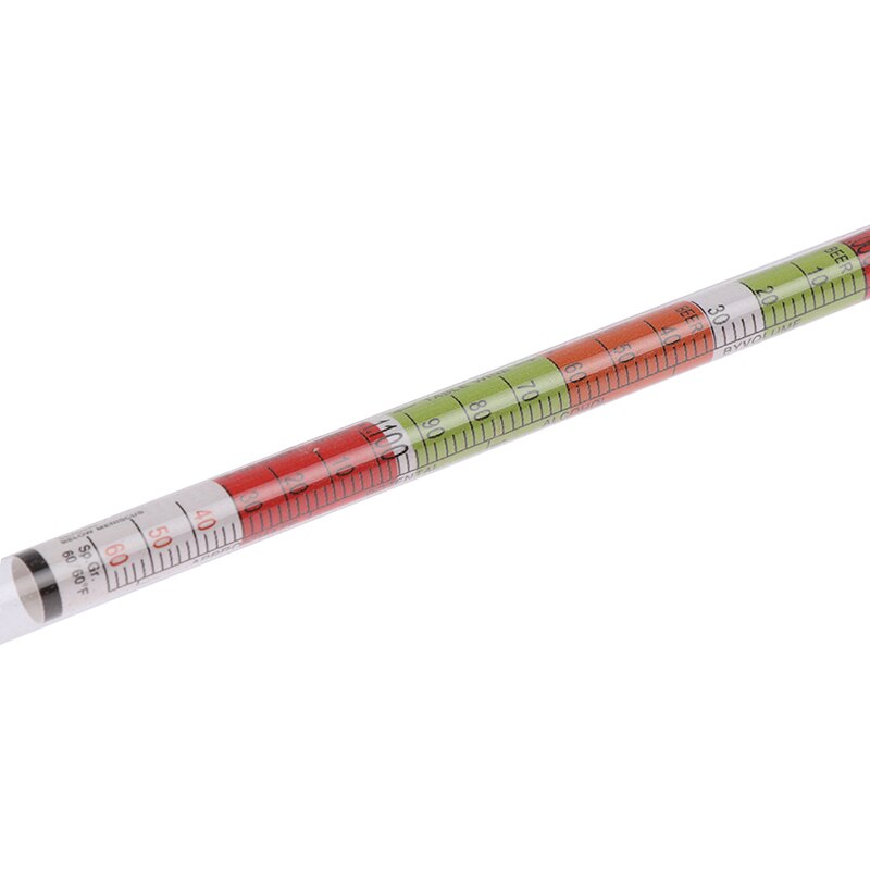 Trippelskalig hydrometer 3 skala testare självbryggt vin socker mätare alkohol mätning för hem brygga vin öl alkohol testning