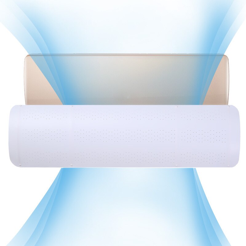 Verstelbare airconditioning afdekking voorruit airconditioning afscherming windgeleiderplaat rechte anti-windgeleider: 5