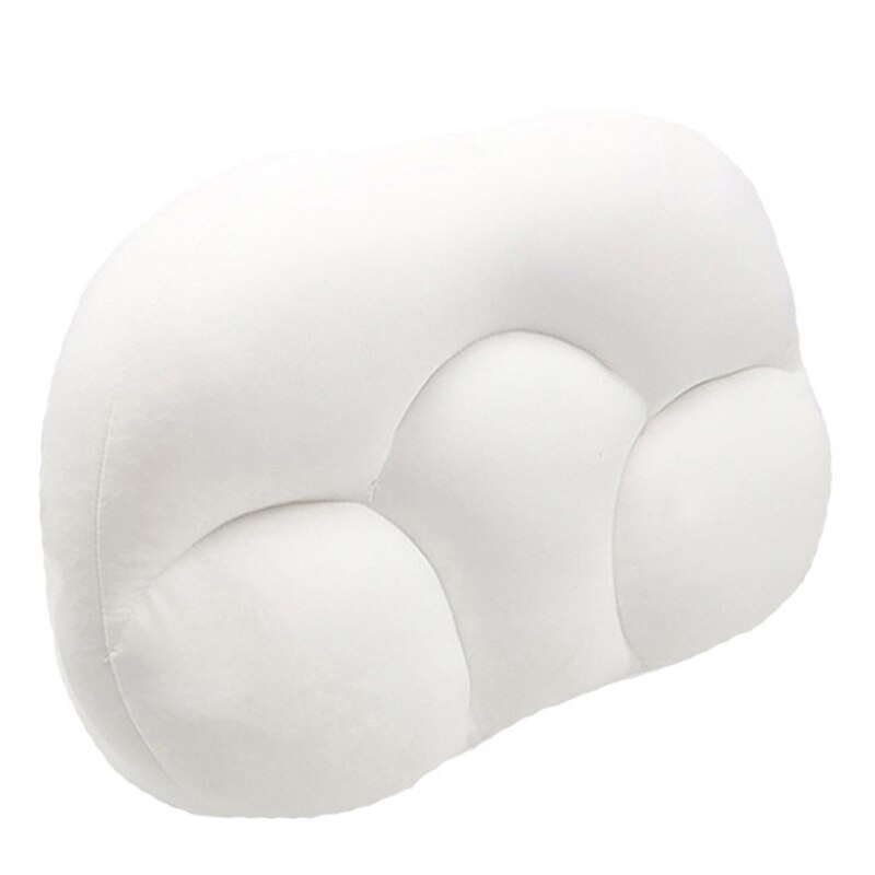 1Pc Foam Soft All-round Sleep Pillow Neck Support Butterfly Shaped Ergonomic Pillow: white