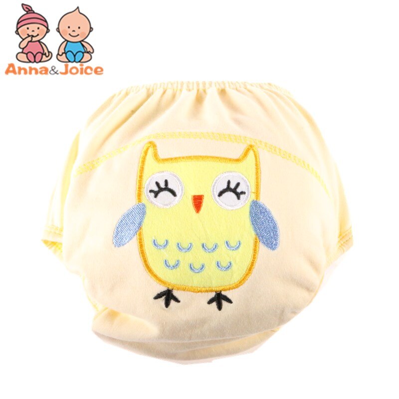 10pc/Lot Training Pants/Child Cloth Study Pants/Reusable Nappy Washable Diapers Underwear: owl / 100