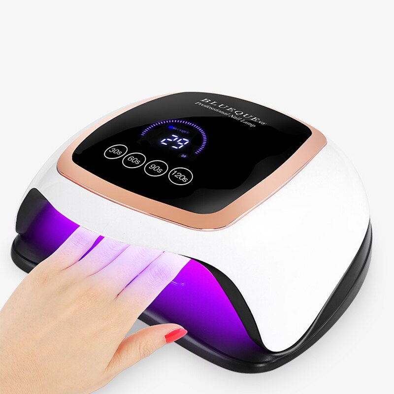 Lámpara UV LED V3 84/90W para secador de uñas, lámpara para manicura, 42 LED para secado de esmalte de Gel con pantalla LCD, herramienta para uñas con Interruptor táctil, novedad