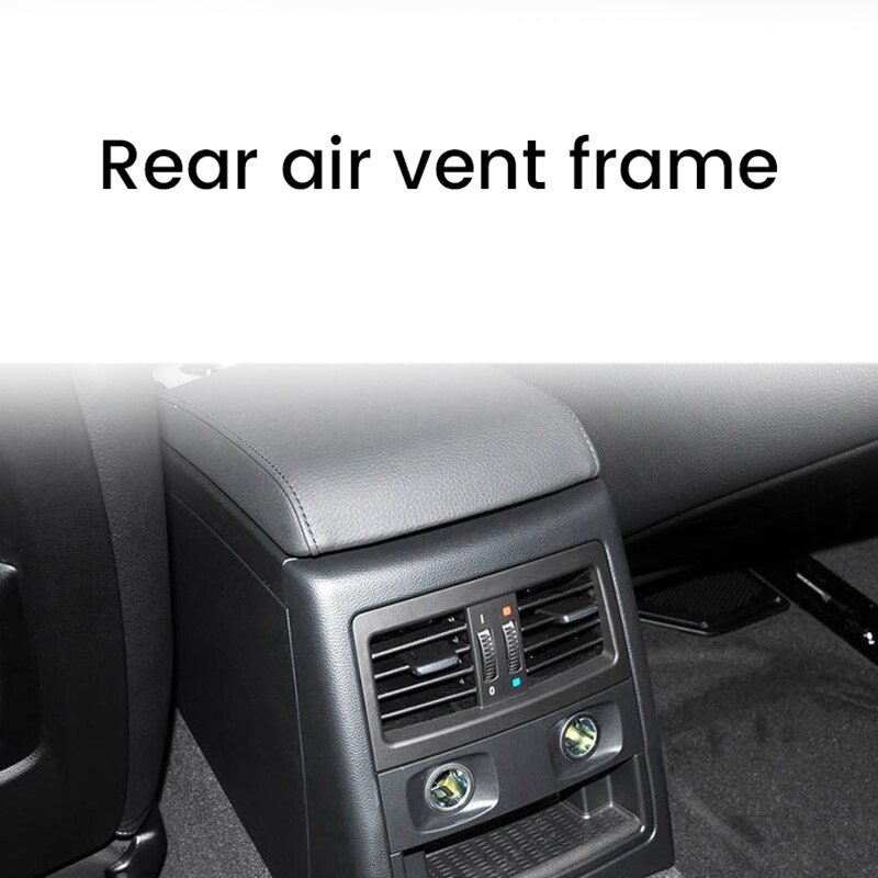 Samochodowa tylna kratka wentylacyjna AC zewnętrzna rama popielniczka pokrywa tapicerka zamiennik dla-BMW 3 seria E90 E91 2005-2012