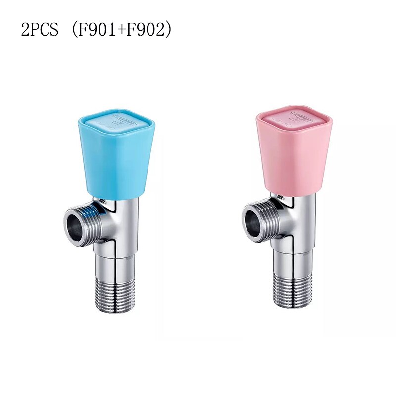 Submarine Lizhi Angle Valve Bathroom Angle Filling Valve Double water outlet angle valve Kitchen Cold Mixer Tap Accessories: F901and F902