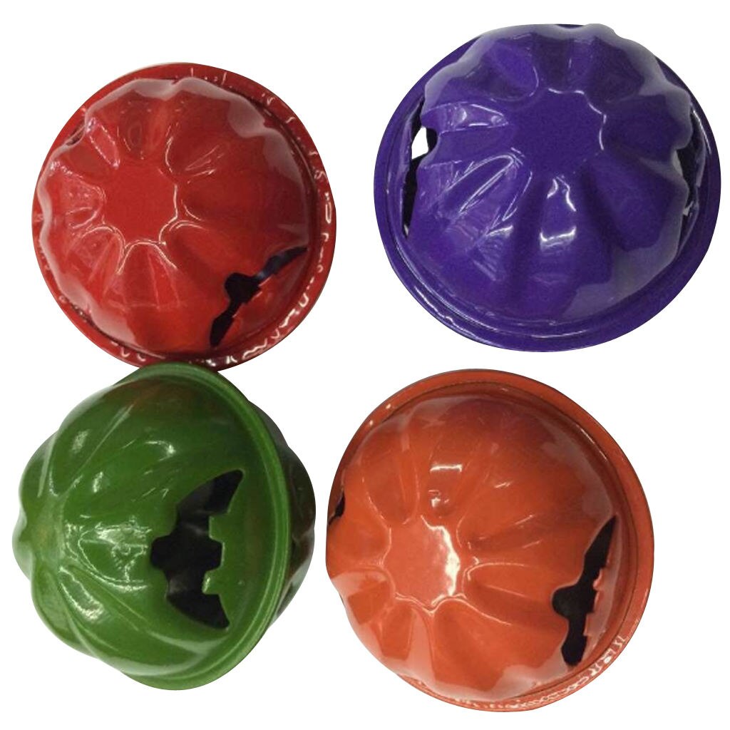 SET of 20 PUMPKIN HALLOWEEN DECORATIONS BELLS HANGING DECORATION