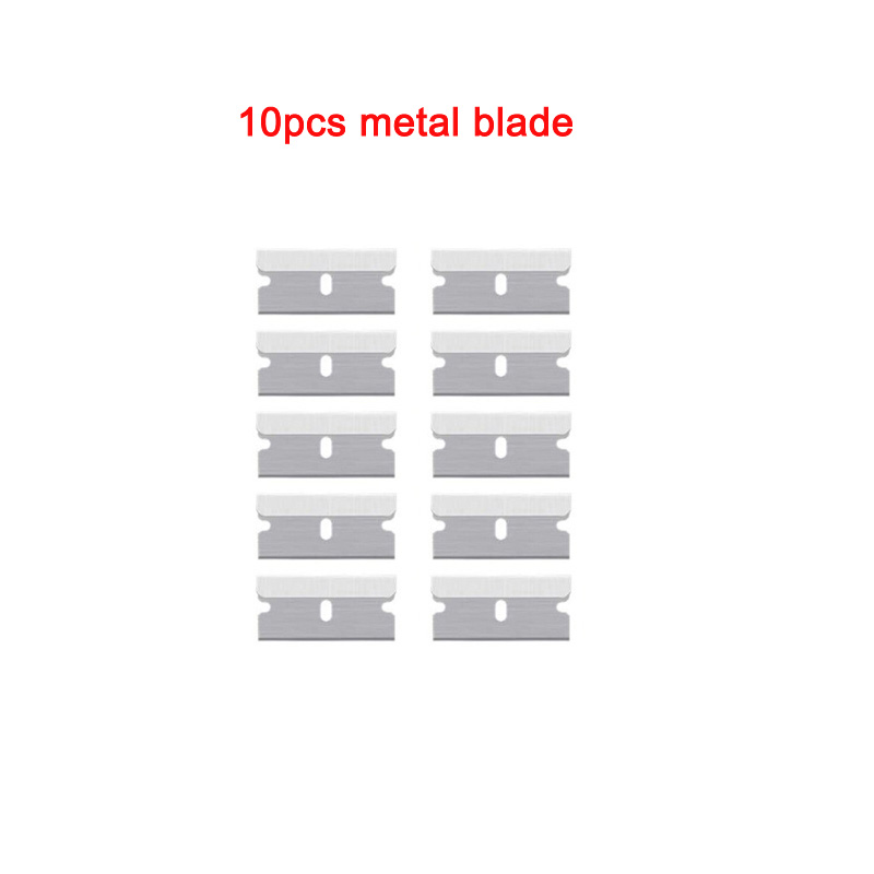 Razor Blade Scraper Tool,Sticker Remover Cleaning Scraper for Paint,Decal,Adhesive,Label,Caulk,Glass Scraper for Window Cooktop: Dark Grey