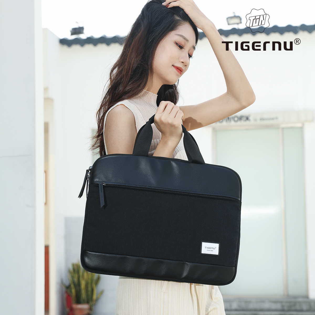 Tigernu Frauen Aktentasche Taschen Für Männer 14 15,6 zoll Laptop Tasche Ordner Für Dokumente Taschen Für Frauen Weibliche Handtasche Koffer Geschäft
